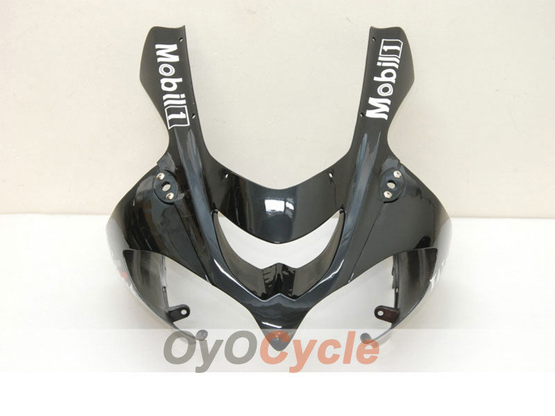 Kit de carénages injectés pour NINJA ZX-10R 04-05 - Blanc, Noir - West #OYO87901550