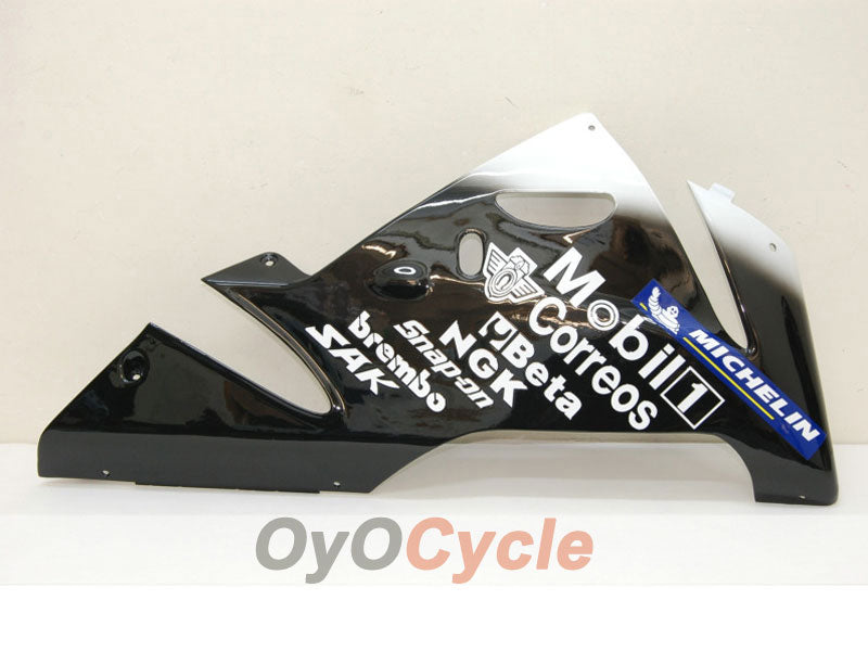 Kit de carénages injectés pour NINJA ZX-10R 04-05 - Blanc, Noir - West #OYO87901550