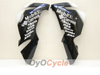Kit de carénages injectés pour NINJA ZX-10R 04-05 - Blanc, Noir - West #OYO87901550