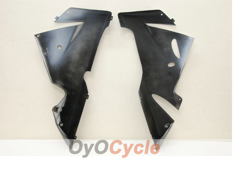 Kit de carénages injectés pour NINJA ZX-10R 04-05 - Blanc, Noir - West #OYO87901550