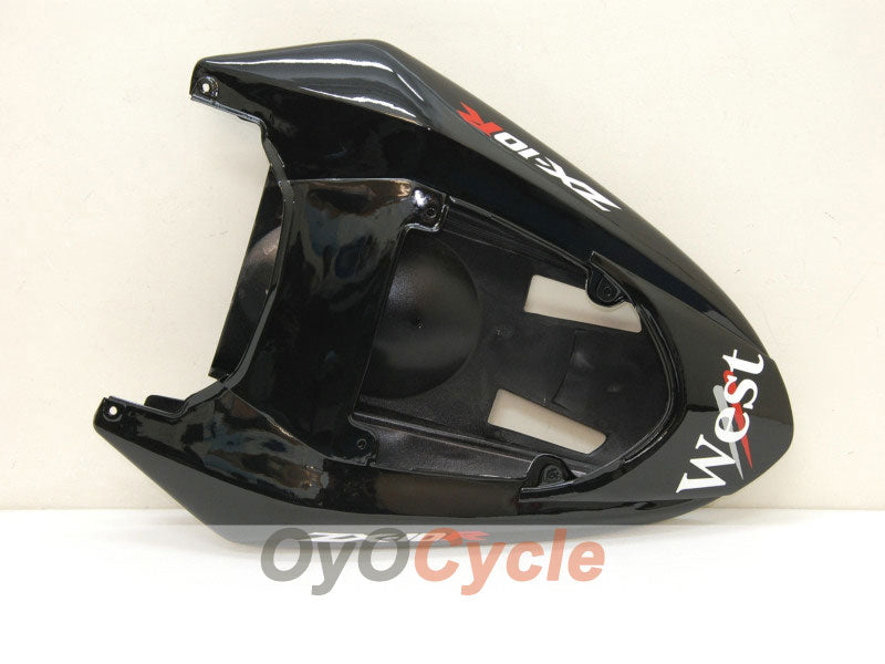 Kit de carénages injectés pour NINJA ZX-10R 04-05 - Blanc, Noir - West #OYO87901550