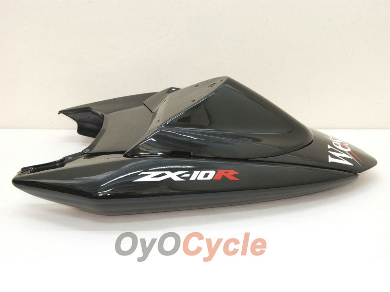 Kit de carénages injectés pour NINJA ZX-10R 04-05 - Blanc, Noir - West #OYO87901550