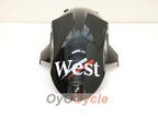 Kit de carénages injectés pour NINJA ZX-10R 04-05 - Blanc, Noir - West #OYO87901550