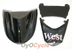 Kit de carénages injectés pour NINJA ZX-10R 04-05 - Blanc, Noir - West #OYO87901550