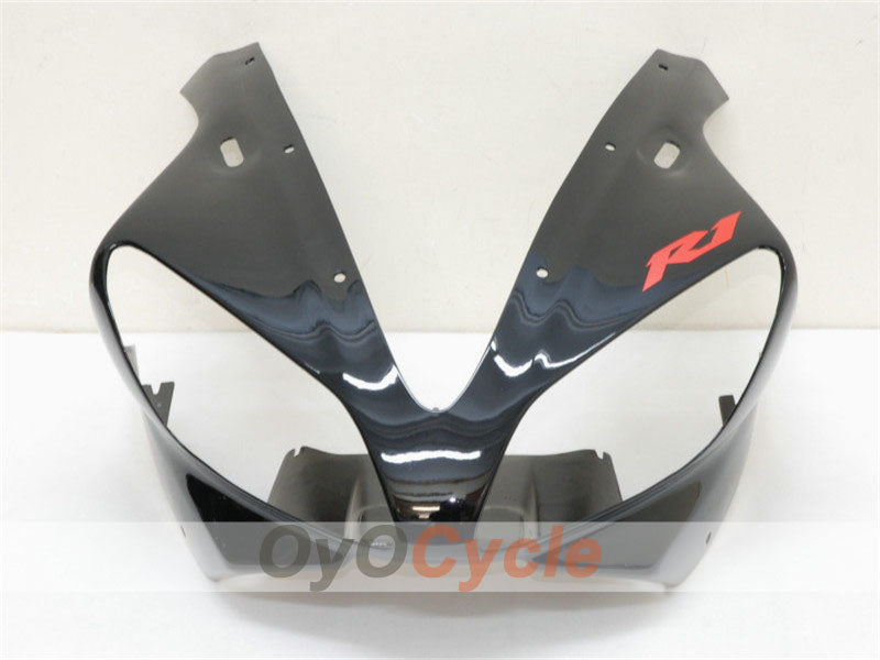 Kit de carénages injectés pour YZF-R1 00-01 - Rouge, noir - Flamme #OYO87900767