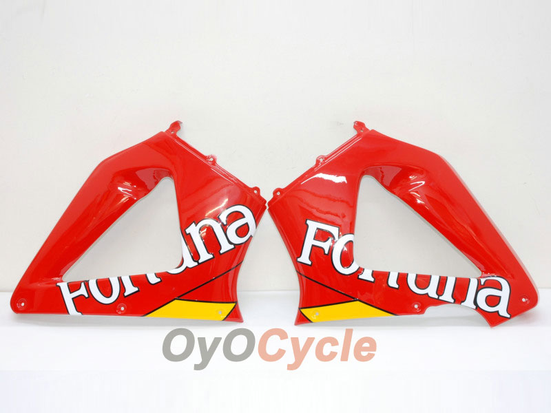 Kit de carénage injecté pour CBR900RR 929 de 00-01 - Rouge, jaune - Fortuna #OYO87902702 Image secondaire du produit