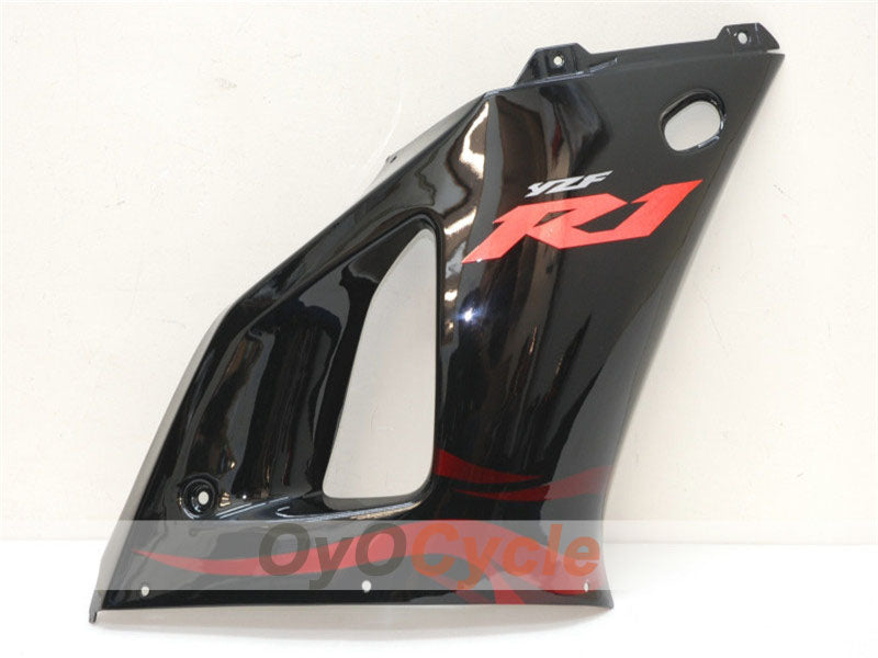 Kit de carénages injectés pour YZF-R1 00-01 - Rouge, noir - Flamme #OYO87900767