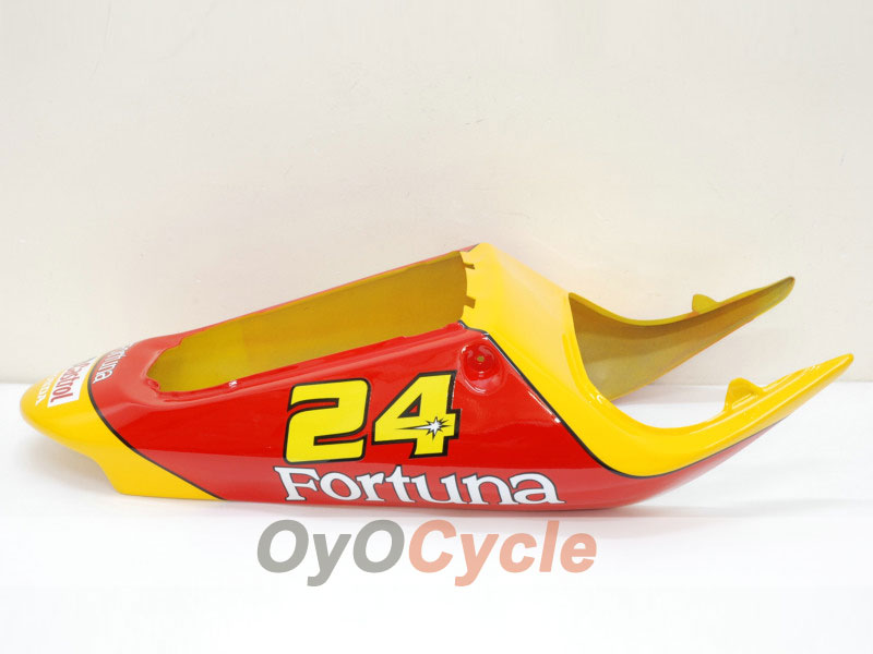 Kit de carénage injecté pour CBR900RR 929 de 00-01 - Rouge, jaune - Fortuna #OYO87902702