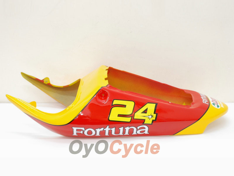 Kit de carénage injecté pour CBR900RR 929 de 00-01 - Rouge, jaune - Fortuna #OYO87902702