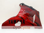 Kit de carénages injectés pour YZF-R1 00-01 - Rouge, noir - Flamme #OYO87900767