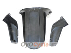 Kit de carénages injectés pour YZF-R1 00-01 - Rouge, noir - Flamme #OYO87900767