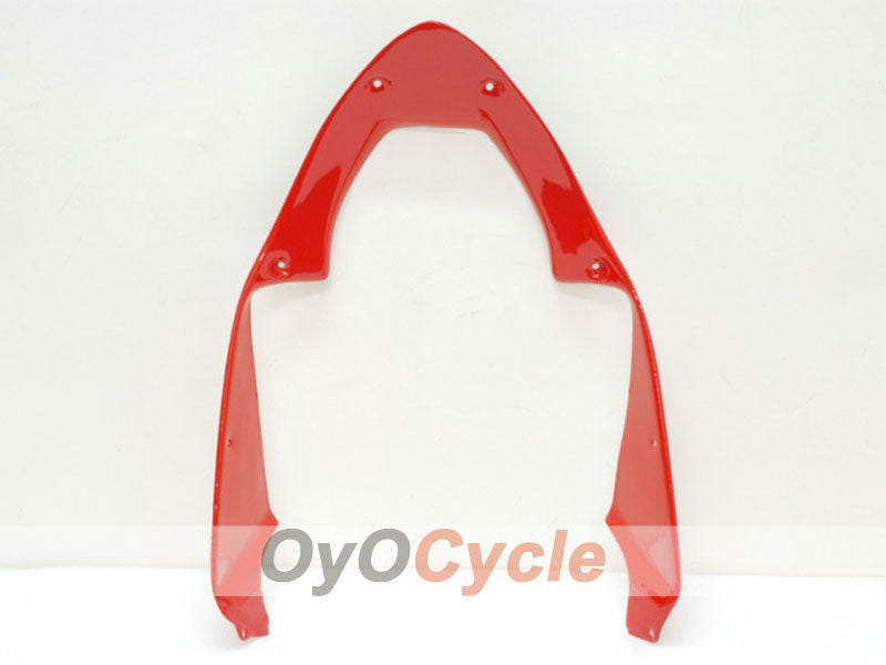 Kit de carénage à injection pour CBR600F4i 01-03 - Rouge, Jaune - Castrol #OYO87900156