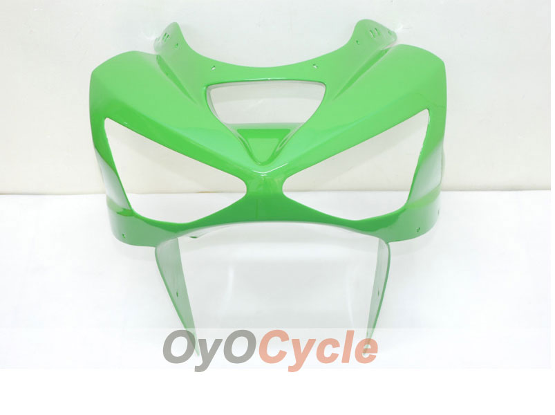 Kit de carénage injecté pour NINJA ZX-6R 03-04 - Vert, blanc - Style d'origine #OYO87901761