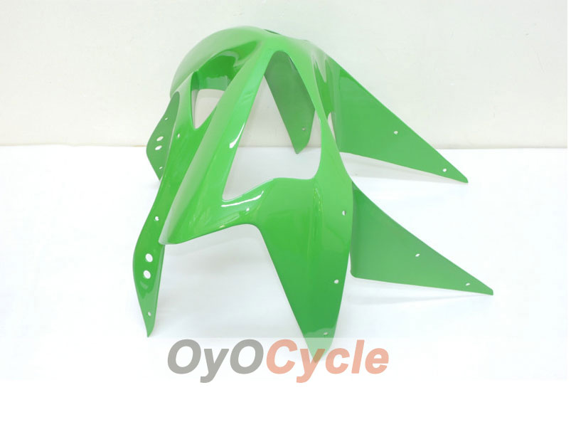 Kit de carénage injecté pour NINJA ZX-6R 03-04 - Vert, blanc - Style d'origine #OYO87901761