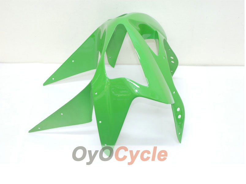 Kit de carénage injecté pour NINJA ZX-6R 03-04 - Vert, blanc - Style d'origine #OYO87901761