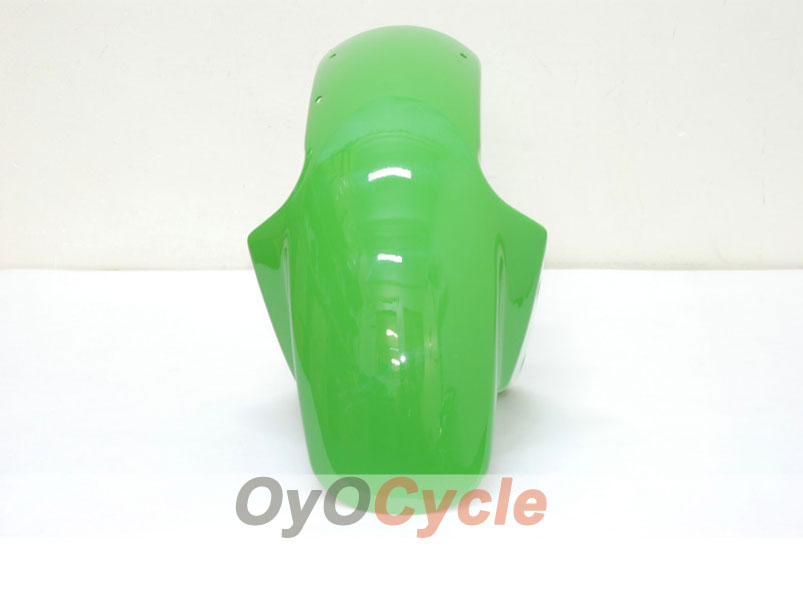 Kit de carénage injecté pour NINJA ZX-6R 03-04 - Vert, blanc - Style d'origine #OYO87901761