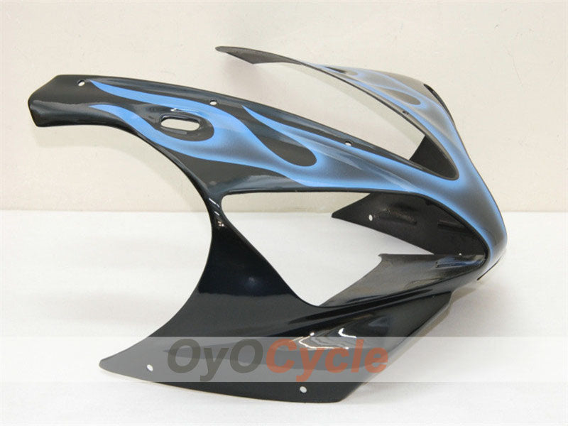 Kit de carénages injectés pour YZF-R1 00-01 - Bleu, noir - Flamme #OYO87900765