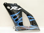 Kit de carénages injectés pour YZF-R1 00-01 - Bleu, noir - Flamme #OYO87900765