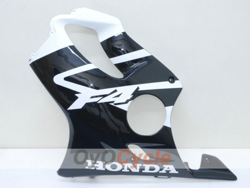 Kit de carénage à injection pour CBR600F4 99-00 - Blanc, Noir - Style usine #OYO87900136