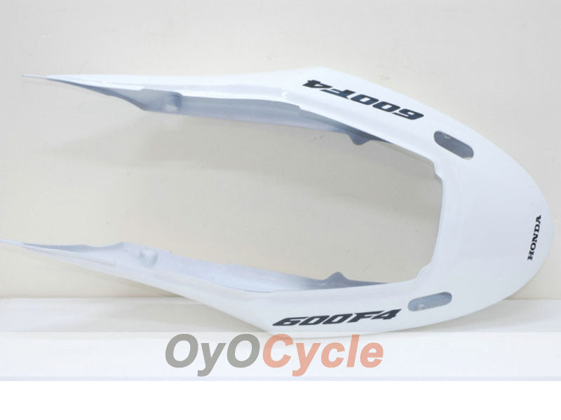 Kit de carénage à injection pour CBR600F4 99-00 - Blanc, Noir - Style usine #OYO87900136