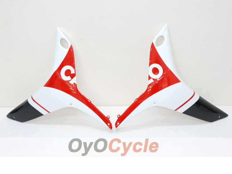 Kit de carénage à injection pour CBR600RR 07-08 - Rouge, Blanc - San Carlo #OYO87900435