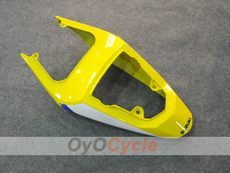 Kit de carénages injectés pour GSX R750 04-05 - Jaune, Bleu - Style usine #OYO87901170