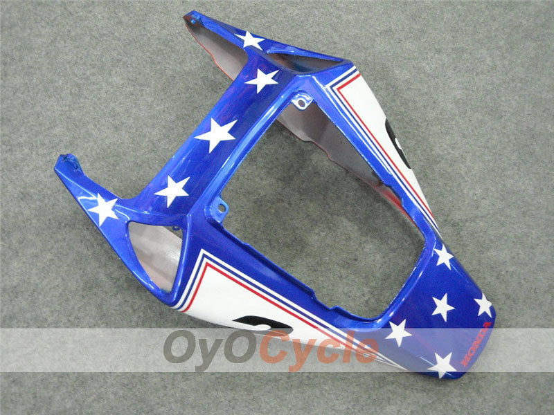 Kit de carénage moulé par injection pour CBR1000RR 04-05 - Rouge, bleu - Castrol #OYO87900551
