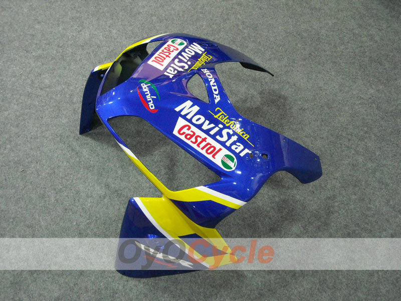 Kit de carénage à injection pour CBR600RR 05-06 - Jaune, bleu - Castrol, Movistar #OYO87900269