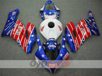 Kit de carénage moulé par injection pour CBR1000RR 04-05 - Rouge, bleu - Castrol #OYO87900551