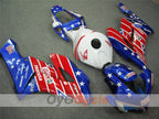 Kit de carénage moulé par injection pour CBR1000RR 04-05 - Rouge, bleu - Castrol #OYO87900551