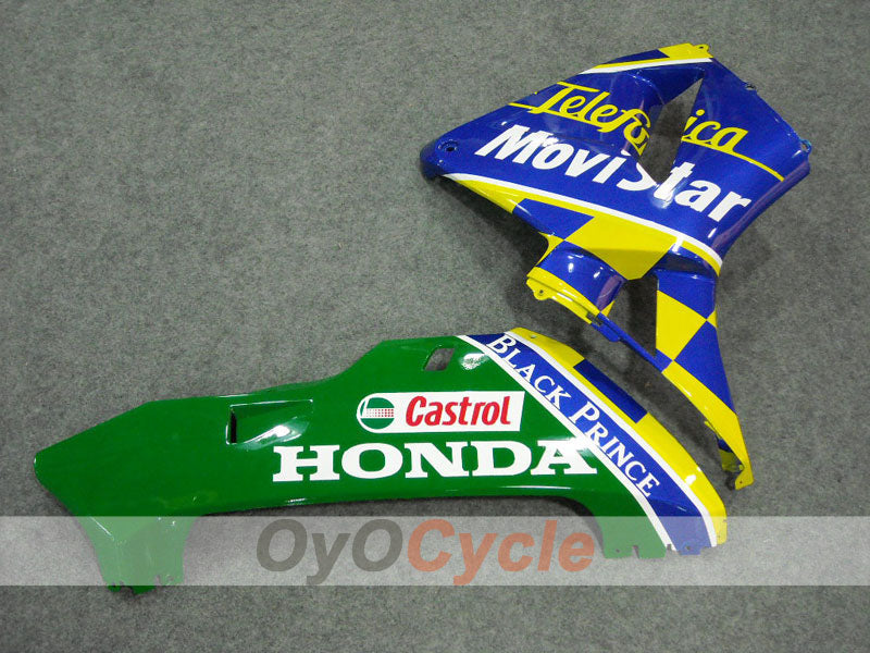 Kit de carénage à injection pour CBR600RR 05-06 - Jaune, bleu - Castrol, Movistar #OYO87900269
