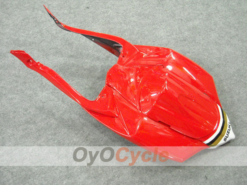Kit de carénage à injection pour GSX R750 08-10 - Rouge, Blanc - Lucky Strike #OYO87901451