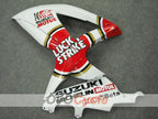 Kit de carénage injecté pour GSX R600 08-10 - Rouge, Blanc - Lucky Strike, MICHELIN, MOTUL #OYO87901641