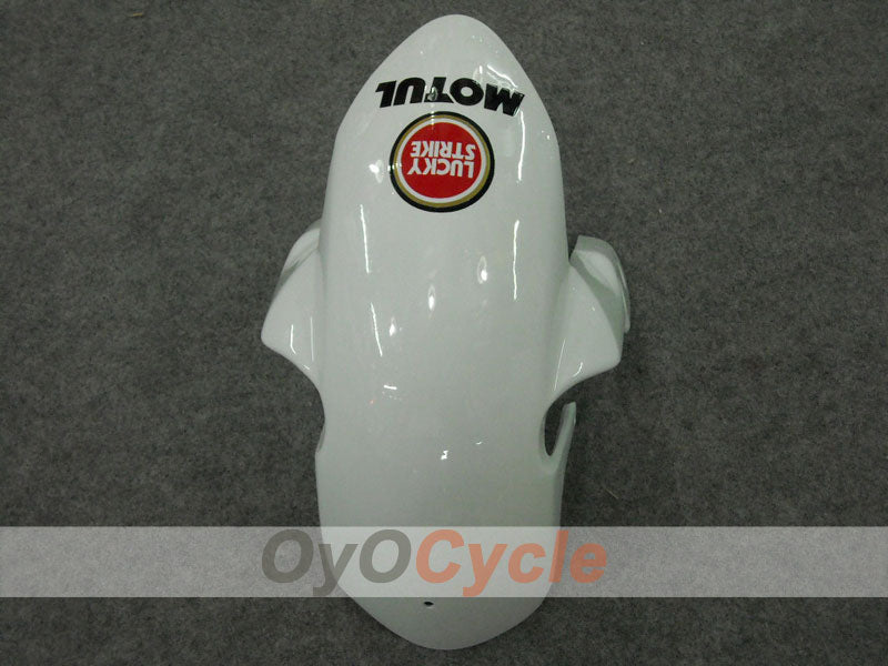 Kit de carénage à injection pour GSX R750 08-10 - Rouge, Blanc - Lucky Strike #OYO87901451