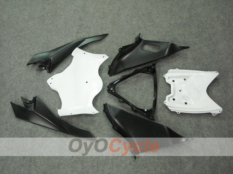 Kit de carénage à injection pour GSX R750 08-10 - Rouge, Blanc - Lucky Strike #OYO87901451