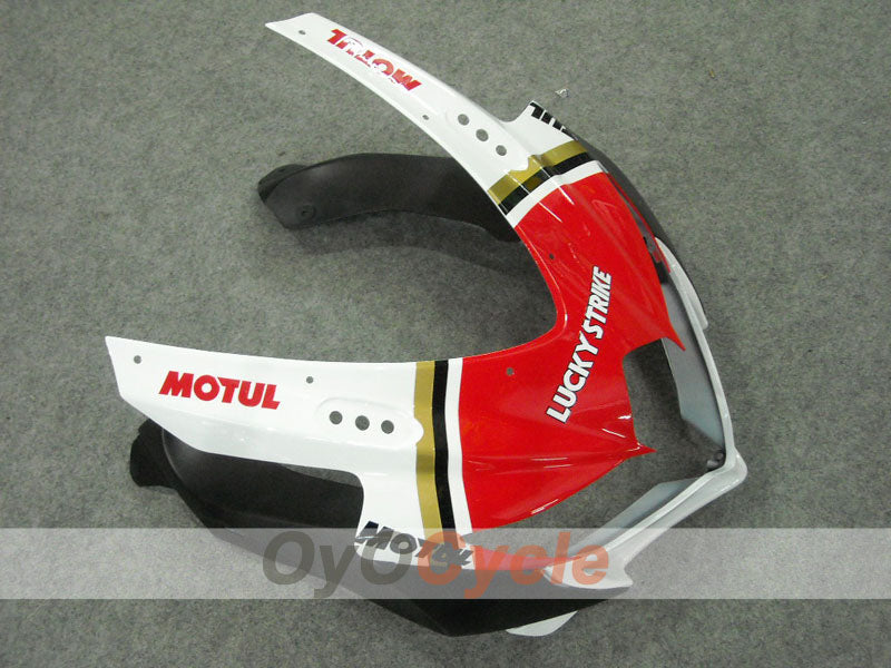 Kit de carénage injecté pour GSX R600 08-10 - Rouge, Blanc - Lucky Strike, MICHELIN, MOTUL #OYO87901641