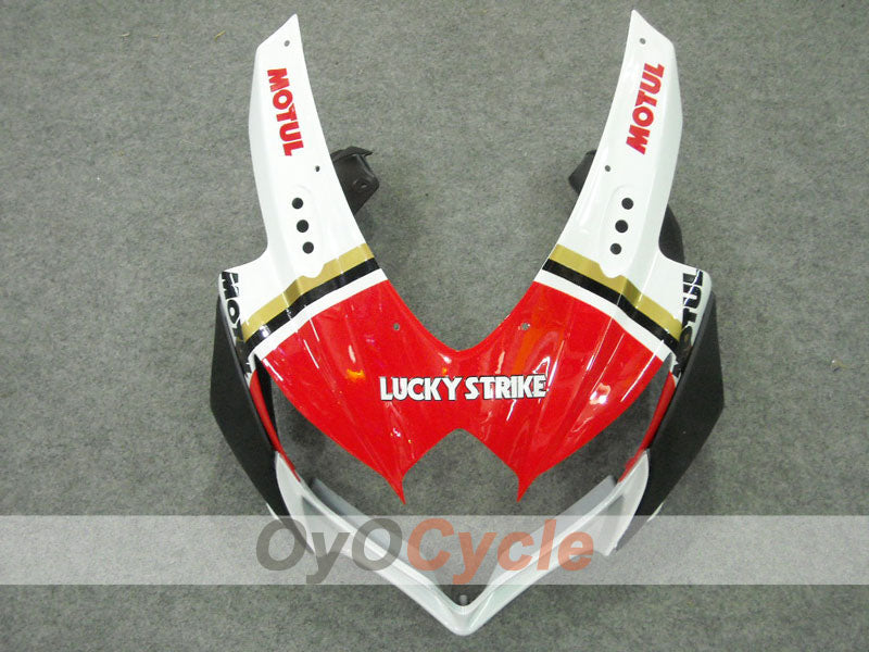 Kit de carénage à injection pour GSX R750 08-10 - Rouge, Blanc - Lucky Strike #OYO87901451