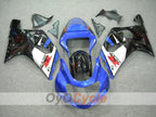 Kit de carénage à injection pour GSX R750 00-03 - Bleu, noir - Style d'origine #OYO87901079