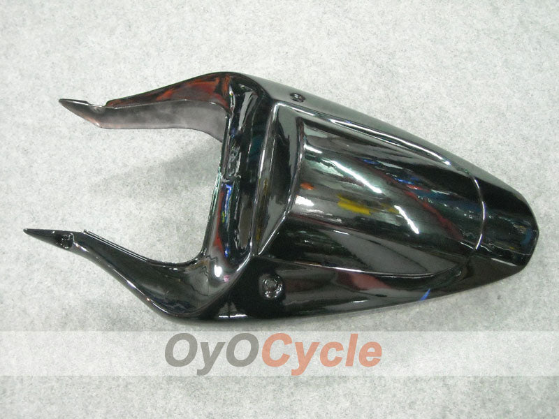 Kit de carénages à injection pour GSX R750 00-03 - Bleu, Noir - Flamme #OYO87901044