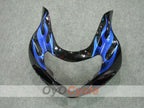 Kit de carénages à injection pour GSX R600 01-03 - Bleu, Noir - Flamme #OYO87901042