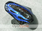 Kit de carénages à injection pour GSX R750 00-03 - Bleu, Noir - Flamme #OYO87901044