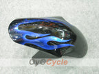 Kit de carénages à injection pour GSX R750 00-03 - Bleu, Noir - Flamme #OYO87901044