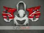 Kit de carénage à injection pour CBR600F4 99-00 - Rouge, Blanc - Style usine #OYO87900133