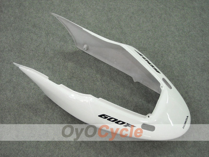 Kit de carénage à injection pour CBR600F4 99-00 - Rouge, Blanc - Style usine #OYO87900133