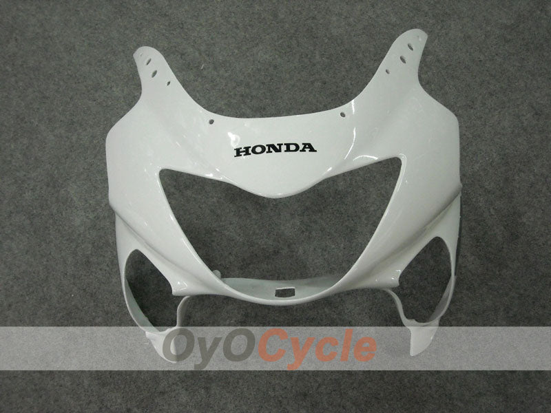 Kit de carénage à injection pour CBR600F4 99-00 - Rouge, Blanc - Style usine #OYO87900133