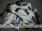 Kit de carénages à injection pour GSXR1300 Hayabusa 99-07 - Blanc, argent - Style usine #OYO87902881
