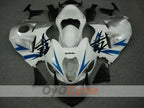 Kit de carénages à injection pour GSXR1300 Hayabusa 99-07 - Blanc, argent - Style usine #OYO87902881