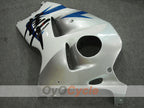 Kit de carénages à injection pour GSXR1300 Hayabusa 99-07 - Blanc, argent - Style usine #OYO87902881