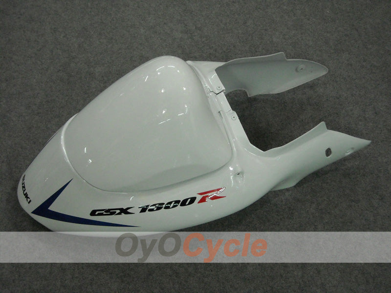 Kit de carénages à injection pour GSXR1300 Hayabusa 99-07 - Blanc, argent - Style usine #OYO87902881