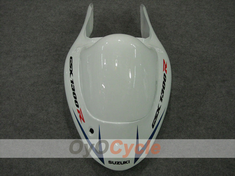 Kit de carénages à injection pour GSXR1300 Hayabusa 99-07 - Blanc, argent - Style usine #OYO87902881
